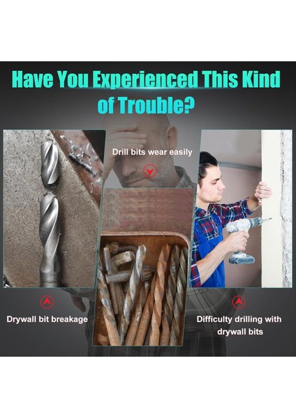 Ahşap ve Plastik Alçıpan Pilot Nokta Kesme Matkap Bitleri Için 50 Adet Alçıpan Matkap Bitleri 1/8 Inç Spiral Testereler Için (Yurt Dışından) fırsatları