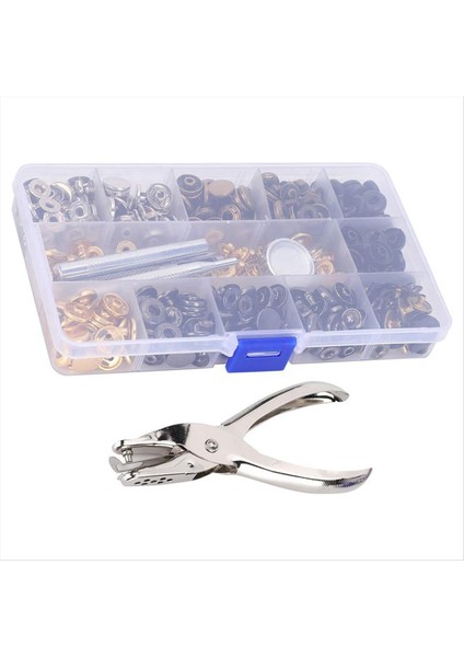 120 Set Snap Darlatıcı Kiti Deri 6 Renkli Metal Pres Saplama Araçları (Yurt Dışından) fırsatları