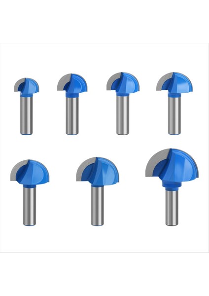 1/2 Shank Yuvarlak Burun Groove Çekirdek Kutusu Yönlendirici Bit Çift Groove Ahaç Araçları Yarım Yuvarlak Rölyef Matkap Bitleri (Yurt Dışından) fırsatları