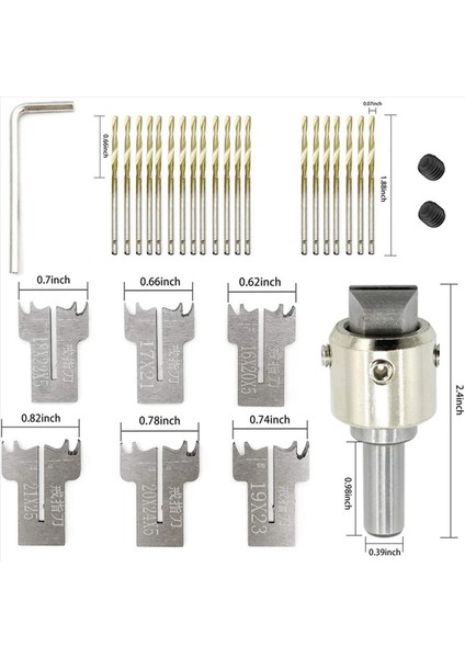 60 Pcs Halka Matkap Bit Seti 16-21 mm Bıçaklar Ahşap Halka Matkap Bit Ahşap Yüzük Maker Çelik Ahşap Boncuk Matkap Bit (Yurt Dışından) indirimleri