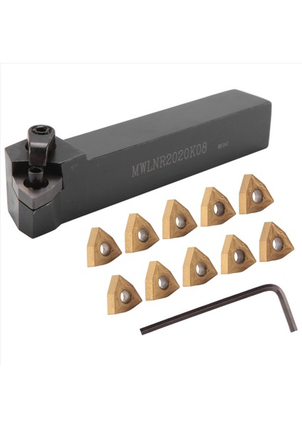 20MM Torna Dönüş Aracı Tutucu MWLNR2020K08 + 10 WNMG0804 Karbür Ekler Seti (Yurt Dışından) modelleri