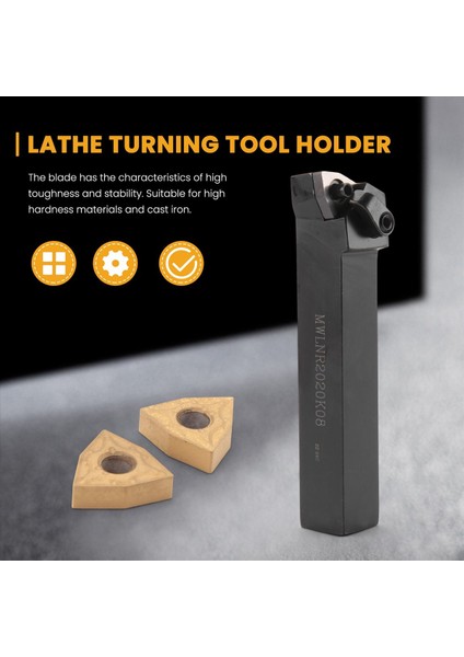 20MM Torna Dönüş Aracı Tutucu MWLNR2020K08 + 10 WNMG0804 Karbür Ekler Seti (Yurt Dışından) indirimleri