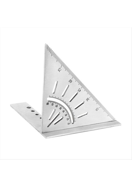 Ahşap Işleme Scribring Cetvel Paslanmaz Çelik Üçgen Cetvel 45 Derece 90 Derece Ağaç Işleme Cetveli Turn Cetvel (Yurt Dışından)