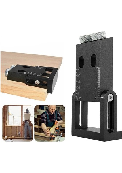 Siyah 15 Derece Açı Ahşap Işleme Eğik Delik Fikir Ahşap Işleme Yumuşatıcı Ahşap Bağlantı Kurulum Aracı (Yurt Dışından) fiyatları