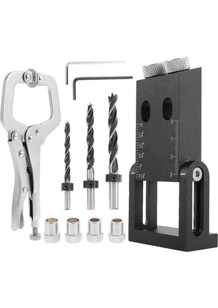 Siyah 15 Derece Açı Ahşap Işleme Eğik Delik Fikir Ahşap Işleme Yumuşatıcı Ahşap Bağlantı Kurulum Aracı (Yurt Dışından) fırsatları