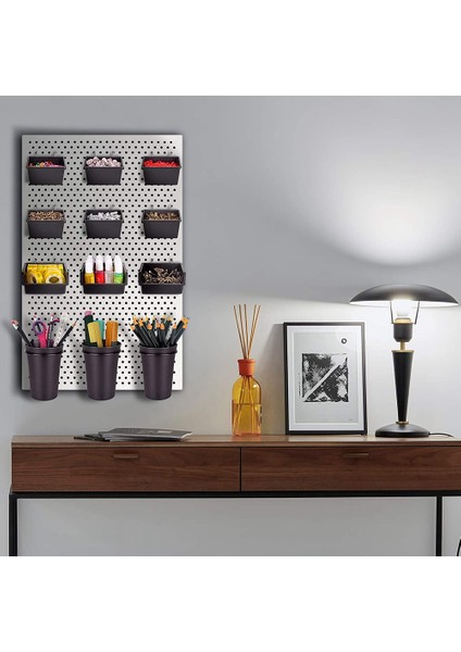 Pegboard Kutuları Kancalar ve Döngüler ile Peg Tahta Bardakları 12 Paket Çiftlik Organizatör Aksesuar Araçlar Depolama Düzenleme Sistem Kiti (Yurt Dışından) fiyatları