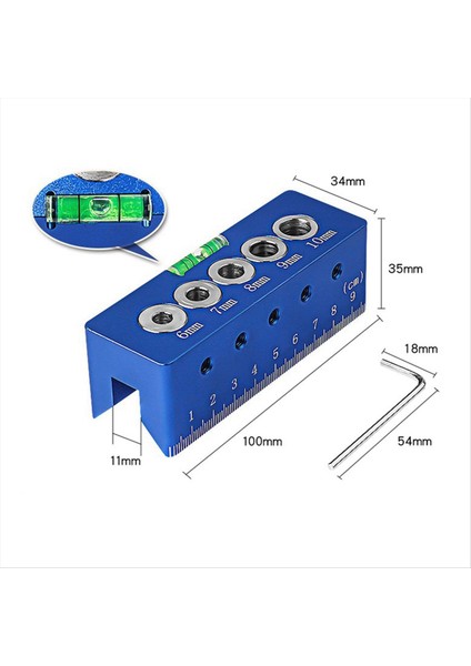 Ahşap Işleme Düz Delik Sondaj Bulucu 6 7 7 8 9 10 mm Seviye Dikey Sondaj Makinesi Fikstür Log Tenon Pin Aracı (Yurt Dışından) fırsatları