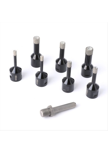 8pcs M14 Kiremit Matkap Bit Seti Seti 6/6/8/8/10/12/14MM M14 Porselen Karo Mermer Cam Için Elmas Matkap Seti (Yurt Dışından) indirimleri