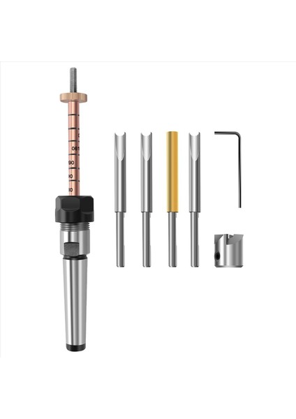 Kalem Kiti Kalem Mili ve Kalem Tutucu Kesme Seti Ahşap Dönme Mandrel Pen Ahşap Torna Aksesuarları Yapmak Için (Yurt Dışından)