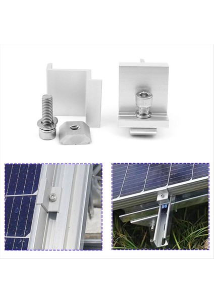 Güneş Paneli Montaj Braket Fotovoltaik Panel Raylı Güneş Paneli Montaj Modülü Trapezoidal Çatı Için Orta (Yurt Dışından) modelleri