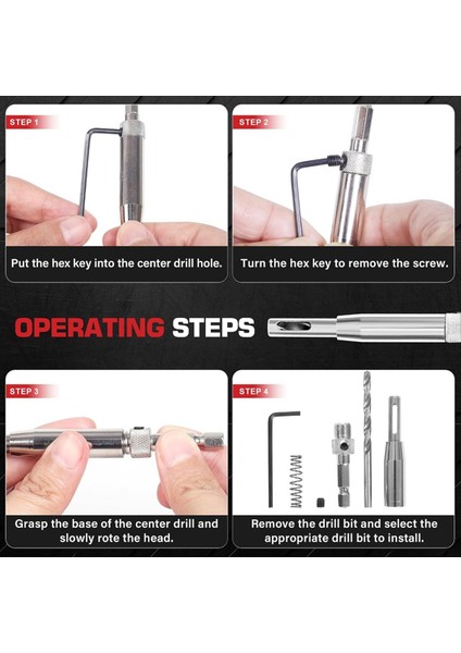 16PCS Kendi Kendini Merkezleme Matkap Bit Seti 1/4 Inç Hex Shank Kendinden Merkezleme Menteşe Çekirdek Matkap Bit Pencere Kapısı Menteşe (Yurt Dışından) indirimleri