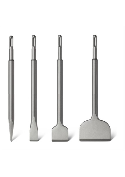 Sds Keski Seti Sds Için 4pcs Kiremit Çıkarma Keski Bitleri Artı Döner Çekiç Matkap Ataşmanları Yıkım Yontma Için (Yurt Dışından)