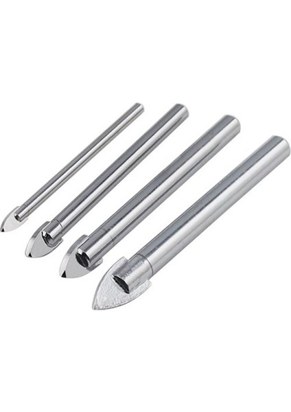 4 Adet Seramik Karo Cam Karbür Kaplı Matkap Bitleri Seti - 4 6 8 ve 10MM (Yurt Dışından) fiyatları