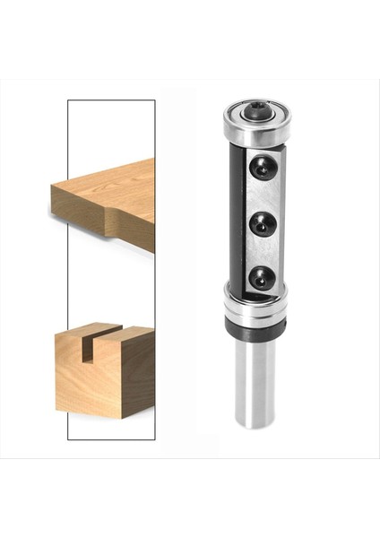 1/2 Inç Saplı Ahşap Planer Düzeltici Freze Kesici Ahşap Işleme Kesme ve Kanal Işlemleri Için Uygundur (Yurt Dışından) fırsatları