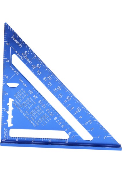 Carpenter&#39 In Atölyesi Için 90 Derece Üçlü Köşeli Cetvel Alüminyum Alaşım Açısı Hükümdar Inç 7 Inç Kare Düzen Aracı (Yurt Dışından)