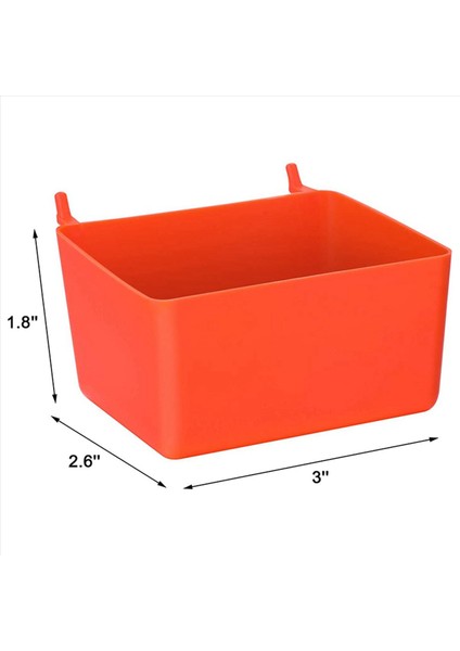 32 Adet Pegboard Kutuları Kit Pegboard Parçaları Depolama Pegboard Aksesuarları Donanım Organize Etme Iş Tezgahı Kutuları (Kırmızı) (Yurt Dışından) fırsatları