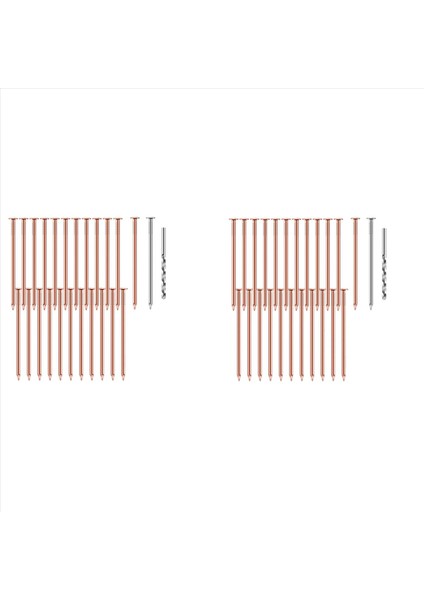 50 Adet Bakır Çivi Ağaçları Öldürmek Için 3 5 Inç Saf Bakır Tırnaklar Dökme Güdük Çıkarma Sivri Uçlar Donanım Çivileri Ağaçlar Için (Yurt Dışından)