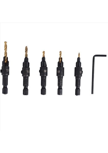 14 Pcs Ahşap Tapa Kesici Pahalı Fiş Kesici Matkap Bitler Beş Yüzlü Kontra Matkap 1/4 Inç Hex Sulma Alet Seti (Yurt Dışından) indirimleri