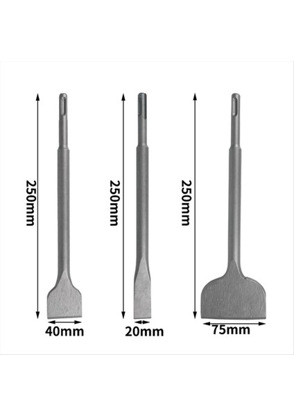 Yuvarlak Kol Iki Çukur ve Iki Oluk Elektrik Çekiç Keski 6pc Seti Bükme ve Kürekle Beton Darbe Biti (Yurt Dışından) indirimleri