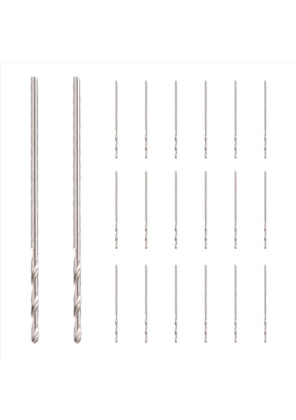 20 Pcs 30MM Uzunluğunda 0 8mm Dıa Mıcro Hss Twist Matkap Bit (Yurt Dışından)