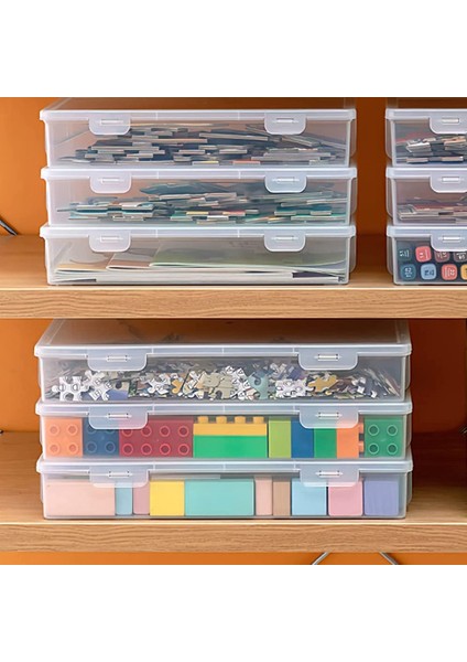 12 Paketli Şeffaf Plastik Saklama Kapları 8 x 5 x 1 75 Inç Boş Menteşeli Kutu Istiflenebilir Organizatör (Yurt Dışından) indirimleri