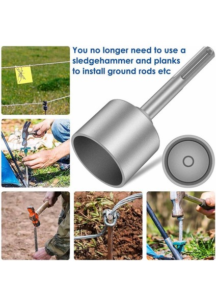 Toprak Çubuk Sürücüsü 45MM Ağır Hizmet Tipi Çelik Matkap Ucu Sürücü Aşınma Dirençli Geniş Uyumluluk Öğütülmüş Çubuk Bitleri Soketi (Yurt Dışından) indirimleri