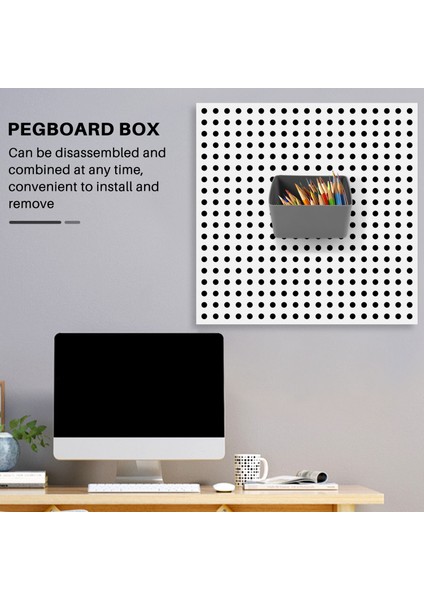 10 Adet Pegboard Kutusu Pegboard Bin Kit Pegboard Sepet Depolama Organizatörü Pegboard Aksesuarları Araçları Düzenlemek Için Parçalar (Yurt Dışından) fiyatları