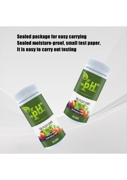 Toprak Ph Kağıt Test Kiti 200 Testçi Şeritleri (3 5-9 Aralığı) Bahçe Ev Çim Çimen Sebze Bahçeciliği Test Etmek Için (Yurt Dışından) fırsatları