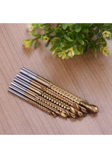 12 Adet Titanyum Matkap Testere Bit Seti Hss Tırtıklı Bit Delik Delme 3-8mm Marangoz Hacksaw Track Bitler Kiti (Yurt Dışından) fiyatları