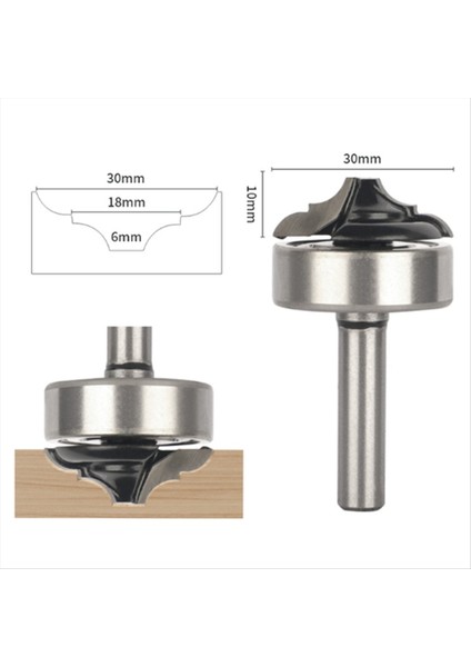 Ahşap Bit Karbür Kesici Için Alt Yatak Yönlendirici Biti Ahşap Freze Kesici ile 8mm Shank Klasik Bit (Yurt Dışından) modelleri