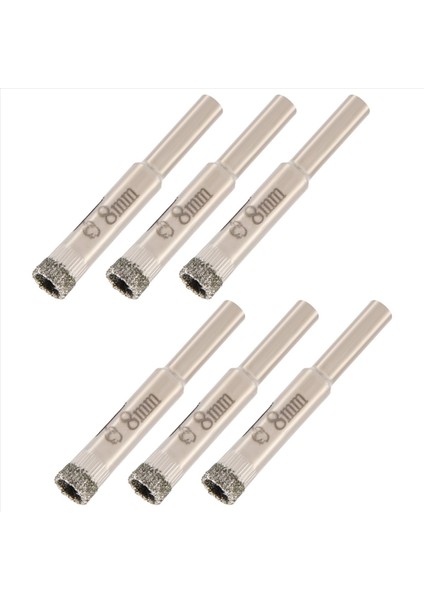 6 Adet 8mm Elmas Çekirdek Matkap Bitleri Seramik Karo Cam Deliği Testere (Yurt Dışından) fiyatları