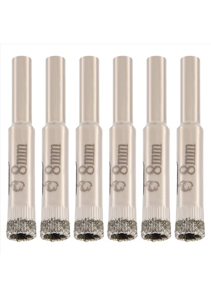 6 Adet 8mm Elmas Çekirdek Matkap Bitleri Seramik Karo Cam Deliği Testere (Yurt Dışından) modelleri