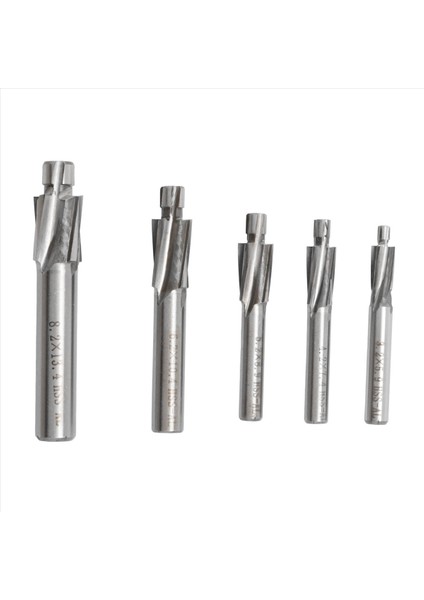 5pcs Hss Karşıdoğu End Mill M3-M8 Pilot Dışlama Aracı Freze Kesici Counterk End Mills (Yurt Dışından) fiyatları