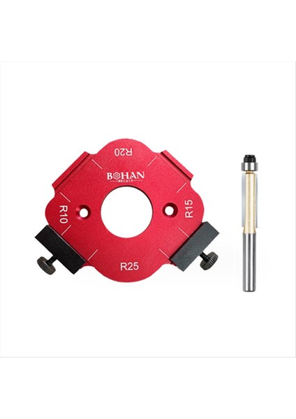 4-1 Arada Ark Açısı Konumlandırma Şablonu Yönlendirici Köşe Yarıçapı Şablonu Köşe Yarıçapı Jig Yönlendirici Şablonu Yeniden Kullanılabilir 30-50R (Yurt Dışından)