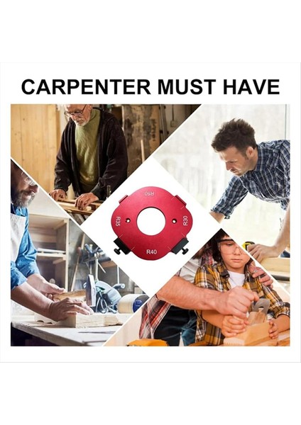 4-1 Arada Ark Açısı Konumlandırma Şablonu Yönlendirici Köşe Yarıçapı Şablonu Köşe Yarıçapı Jig Yönlendirici Şablonu Yeniden Kullanılabilir 30-50R (Yurt Dışından) indirimleri