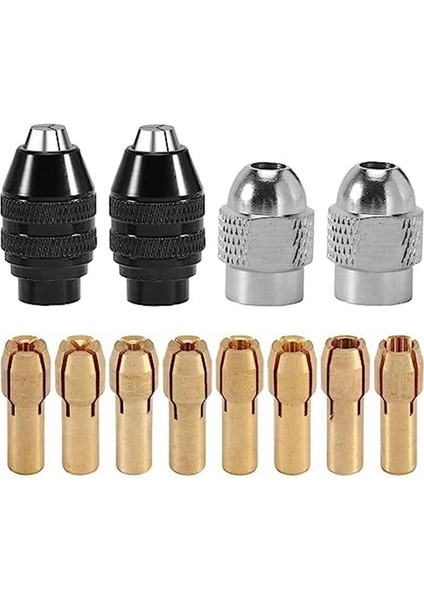 12PCS 0 8-3 2mm Anahtarsız Matkap Ayakkabı Seti 1/32 Ila 1/8 Inç Değiştirme Döner Alet Zımparalama Davul 8 Boyutları Matkap Alet Seti (Yurt Dışından)