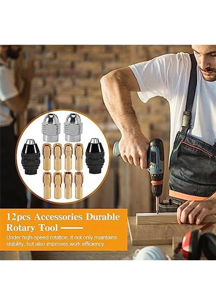 12PCS 0 8-3 2mm Anahtarsız Matkap Ayakkabı Seti 1/32 Ila 1/8 Inç Değiştirme Döner Alet Zımparalama Davul 8 Boyutları Matkap Alet Seti (Yurt Dışından) indirimleri