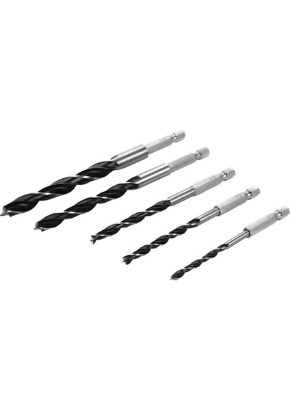 Hss 1/4 Inç Hex Shank Brad Point Twist Matkap Bitler Set Hızlı Değişiklik 5 Pcs 4 - 10MM Ahşap Aletler Için (Yurt Dışından) modelleri