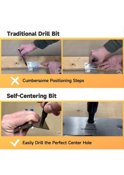 Kendini Merkezleme Matkap Bit Seti Hex Shank Matkapında 1/4 Için Ahşap ve Delik 3/32IN 7/64IN 1/8in Için Coltersınk Matkap Bitleri (Yurt Dışından) fiyatları