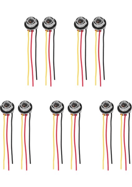 10PCS 1157 BAY15D Lamba Tutucu Ampuller P21/5W Adaptör Taban Soket Konnektörü Plastik Araç Aksesuarları Fren Lambası Için (Yurt Dışından)