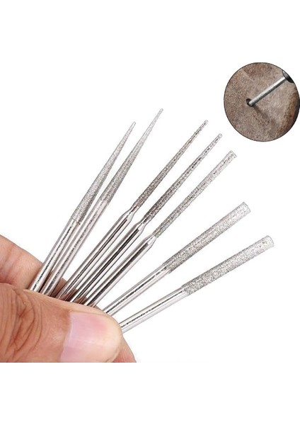 20PCS Monte Edilmiş 5 Farklı Şekil Elmas Matkap Biti 1/8 Inç Shank Elmas Taşlama Araçları Dremel Döner Araçlar Için (Yurt Dışından) fiyatları