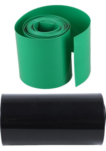 1pcs 2m 50MM Koyu Yeşil Pvc Isı Büzülme Boru Şal 2 x 18650 Pil &amp 1pcs 70MM/44MM Pvc Isı Büzüşme Borusu Sargısı Siyah 2m 6 5ft 18650 Pil (Yurt Dışından) modelleri