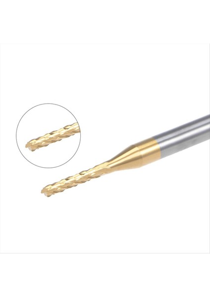 10 Adet Titanyum Ceket Karbür Uç Fabrikası Gravür Freze Kesici Cnc Yönlendirici Bitleri Pcb Makinesi Için 1/8 Inç Sapı 1 5mm (Yurt Dışından) modelleri