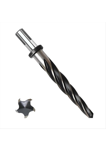 9/16INCH Çelik Reamer M2 Hss Çelik Alaşım Ahşap Plastik Hizalama Büyük Delik Için Konik Rayma - 5 Spiral Flüt (Yurt Dışından)