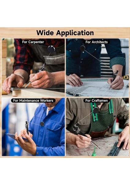 Ahşap Işleme Kalem Seti Derin Delik Mekanik Ahşap Işleme Seti Ahşap Için Geri Çekilebilir Çekme Kalem Tutucusu (Yurt Dışından) fiyatları