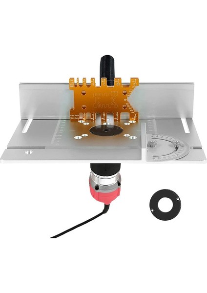 Alüminyum Yönlendirici Tablosu Ekleme Plakası Ahşap Freze Çevirme Tahtası Gauge Yönlendirici Düzeltici Ahşap Ahşap Aracı A (Yurt Dışından) indirimleri
