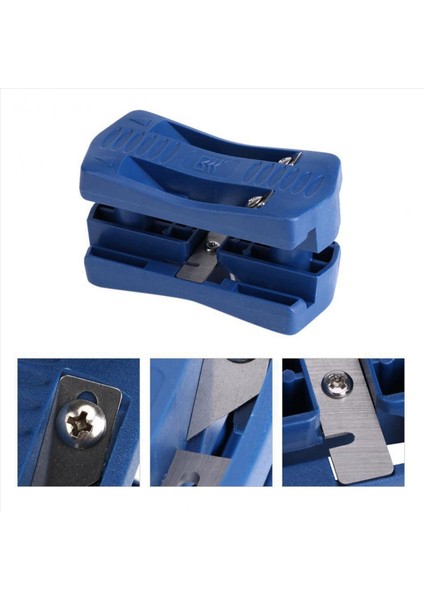 2x Edge Bantlama Düzeltici Kaplama Laminat Kenar Döşeme Plastik Pvc Kontrplak Melamin Ahşap Kenar Bant Kesici Kırpma (Yurt Dışından) modelleri