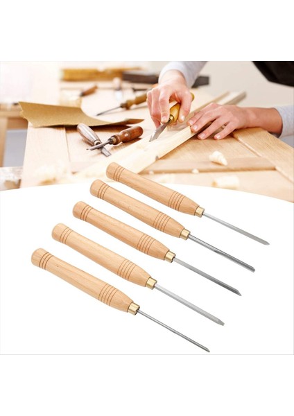 Ahşap Işleme Araçları Torna Seti Ahşap Turnama Araçları Torna Keski Seti 5 Adet Parke Kolları Için Set Yüksek Hızlı Çelik (Yurt Dışından) fırsatları