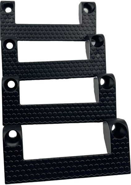 Garaj Organizasyon Araç Tutucu Için Beydire Tahmin Tutucu Takım Depolama Merdivende Güç Aleti Çalışma Tezgahı 4 Pcs Siyah (Yurt Dışından)