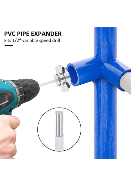 1/2 Inç Hızlı Güç Matkapları Için Sıhhi Tesisat Tasarrufu Bit Soket Tasarrufu Onarım Için Kesici Içeride 3 Inç Pvc Boru (Yurt Dışından) modelleri